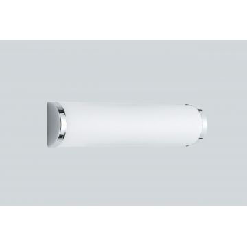 Aplica de perete Xavi, TRIO, 30.5x8.3 cm, 40W, 2x E14, metal, argintiu/alb