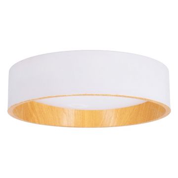 Plafonieră albă/în culoare naturală LED ø 40 cm Lazio – Candellux Lighting