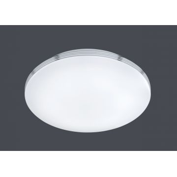 Plafoniera Apart, TRIO, 35x10 cm, 18W, 1x SMD, metal, argintiu/alb