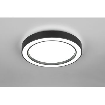 Plafoniera Arco, RL, 40x7.5 cm, 22W, 1x SMD, plastic, negru mat