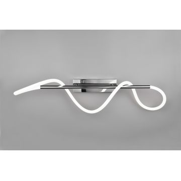 Plafoniera Argos, RL, 105x34x30 cm, 28W, 1x SMD, metal, argintiu