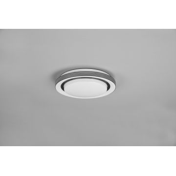 Plafoniera Atria, RL, 27x7 cm, 10.5W, 1x SMD, plastic, alb/negru mat
