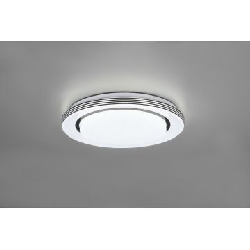 Plafoniera Atria, RL, 38x7 cm, 18W, 1x SMD, plastic, alb/negru mat