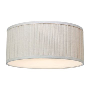 Plafonieră bej cu abajur textil Lux – Markslöjd