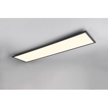 Plafoniera Beta, RL, 119.5x29.5x5.5 cm, 31W, 1x SMD, metal, negru mat/alb