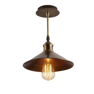 PlafonierÄbronz cu abajur din metal Ã¸ 24 cm Berceste âu0080Opviq lights