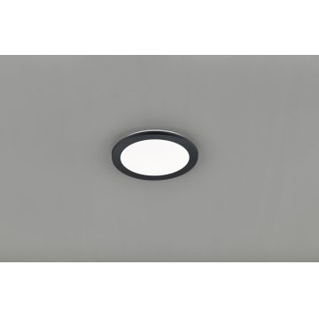 Plafoniera Camillus, RL, 26x3 cm, 13W, 1x SMD, plastic, negru mat