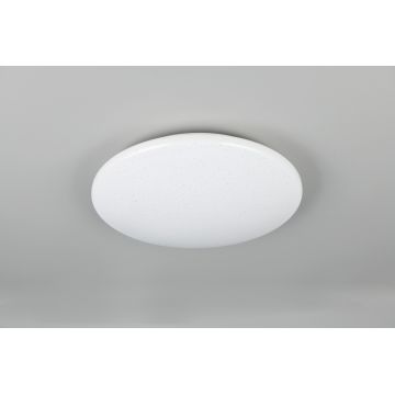 Plafoniera cu efect stele Pollux, RL, 37x8.5 cm, 15W, 1x SMD, plastic, alb