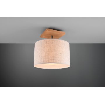 Plafoniera Elmau, TRIO, 35x36.5 cm, 60W, 1x E27, metal, natur/bej