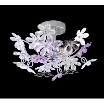 Plafoniera Flower, RL, 38x22 cm, 40W, 2x E14, metal, multicolor