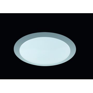 Plafoniera Gonzalo, TRIO, 34x9 cm, 12W, 1x SMD, metal, titaniu