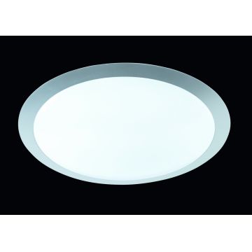 Plafoniera Gonzalo, TRIO, 42x10 cm, 25W, 1x LED, metal, titaniu