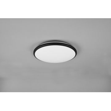 Plafoniera Limbus, RL, 34.7x6.5 cm, 20.5W, 1x SMD, plastic, negru mat