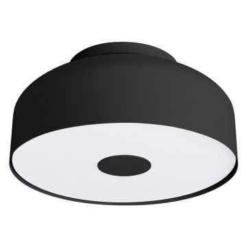 Plafonieră neagră ø 30 cm Blacko – Sollux