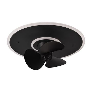 Plafonieră negru-mat LED Nybro – Trio