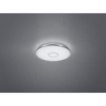 Plafoniera Osaka, TRIO, 42x7.5 cm, 27W, 1x SMD, plastic, argintiu