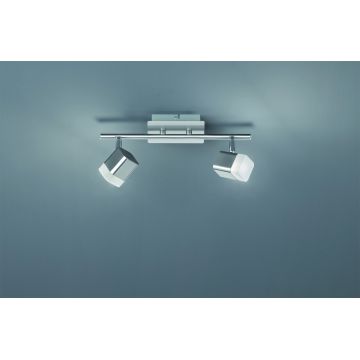 Plafoniera Roubaix, RL, 34x9x14.5 cm, 3.5W, 2x SMD, metal, nichel mat