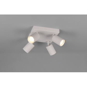 Plafoniera Soka, TRIO, 20x20x14.5 cm, 10W, 4x GU10, metal, gri