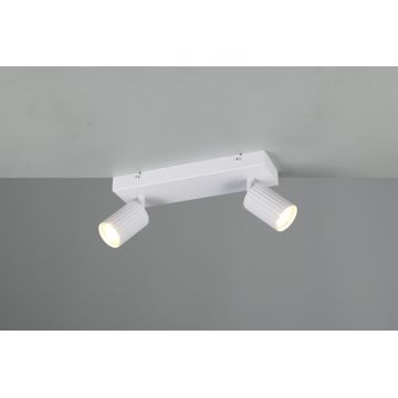 Plafoniera Soka, TRIO, 30x9x14.5 cm, 10W, 2x GU10, metal, alb mat