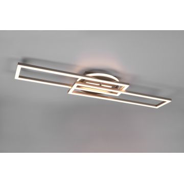 Plafoniera Twister, RL, 90.5x24.5x8.5 cm, 30W, 1x SMD, metal, nichel mat