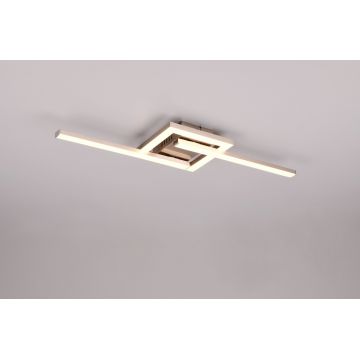 Plafoniera Viale, RL, 54.4x16x5 cm, 17W, 1x SMD, metal, nichel mat