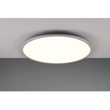 Plafoniera Yuma, TRIO, 60x5 cm, 35W / 4W, 2x SMD, metal, titaniu